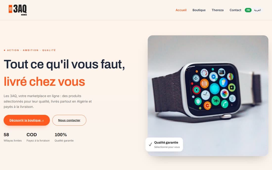 Les 3AQ — Marketplace